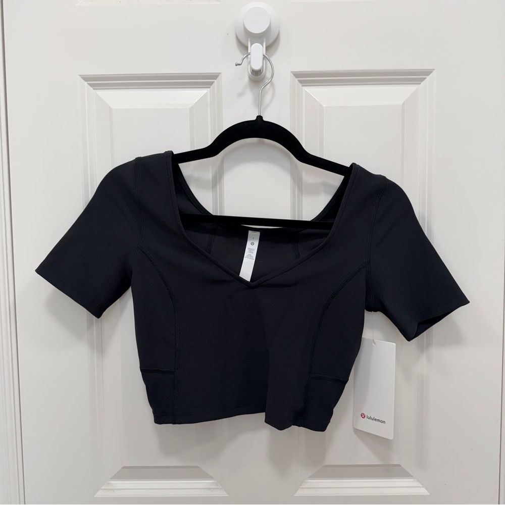 Lululemon Ribbed Contoured V-Neck Top